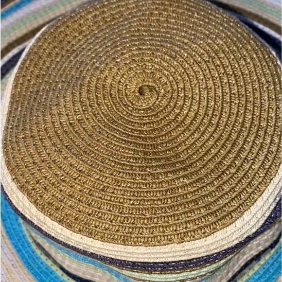 Multicolor floppy straw hat - Picture 4 of 5